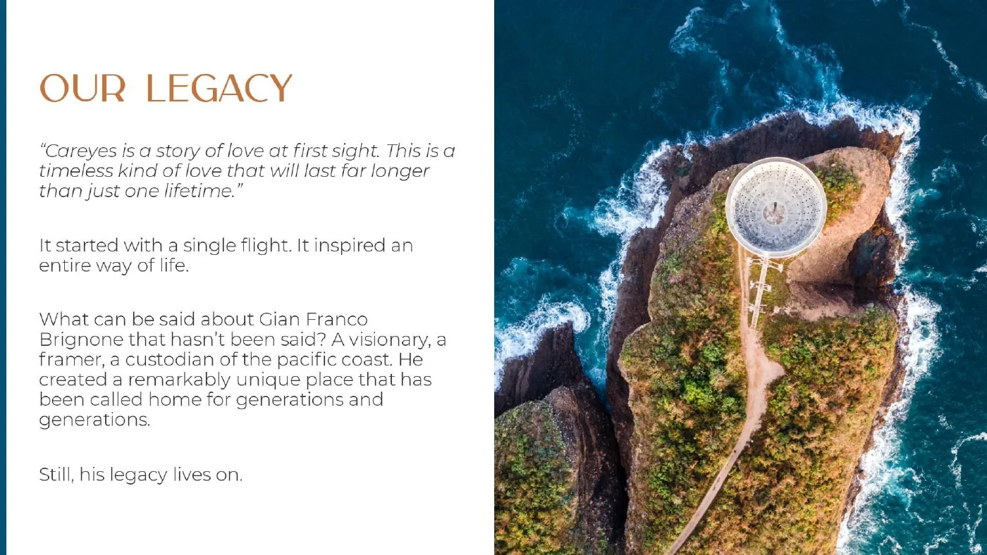 Our Legacy page